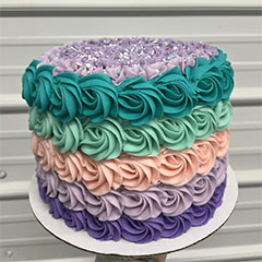 Unicorn Style Cake